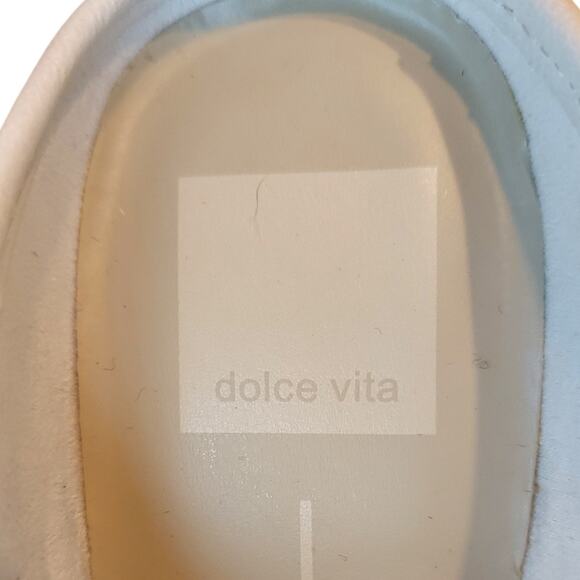 Dolce Vita Surla Ivory Braided Vamp Leather Womens US 7 Mule Festival Boho New - Picture 10 of 16